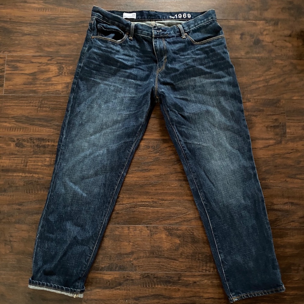 Sexy boyfriend Gap jeans.